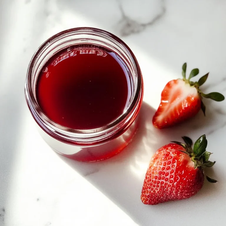 No-waste Strawberry Top Simple Syrup Recipe