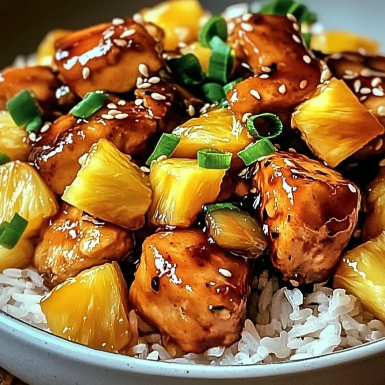 Pineapple Chicken and Rice: A Sweet and Savory Weeknight Favorite