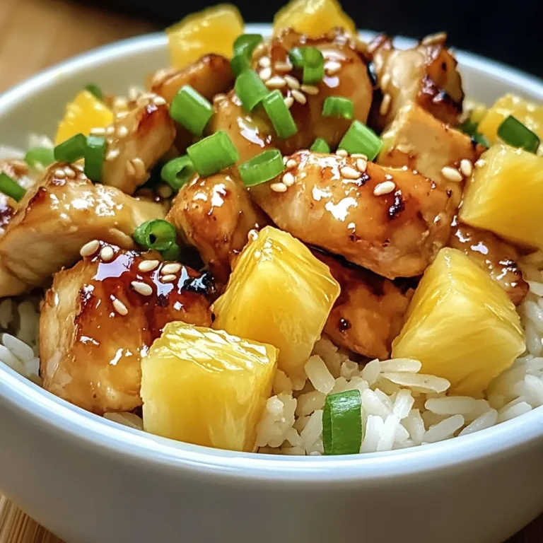 Pineapple Chicken and Rice Recipe – Easy Tropical Flavor
