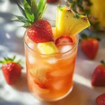 Pineapple Strawberry Agua Fresca