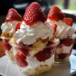 Quick Strawberry Shortcake Cups