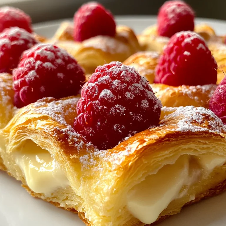 Raspberry Custard Pastry Recipe