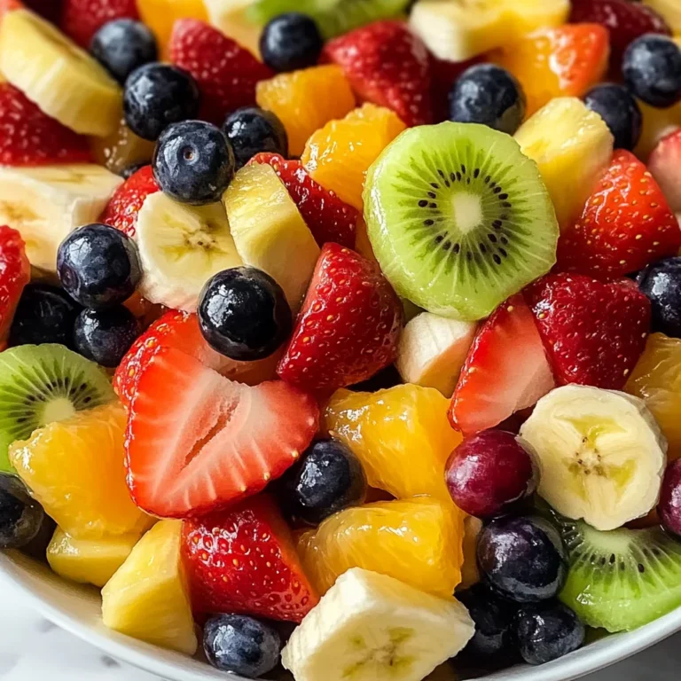Refreshing Fruit Salad with Honey Lime Dressing