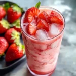 Simple Strawberry Agua Fresca - Alrightwithme