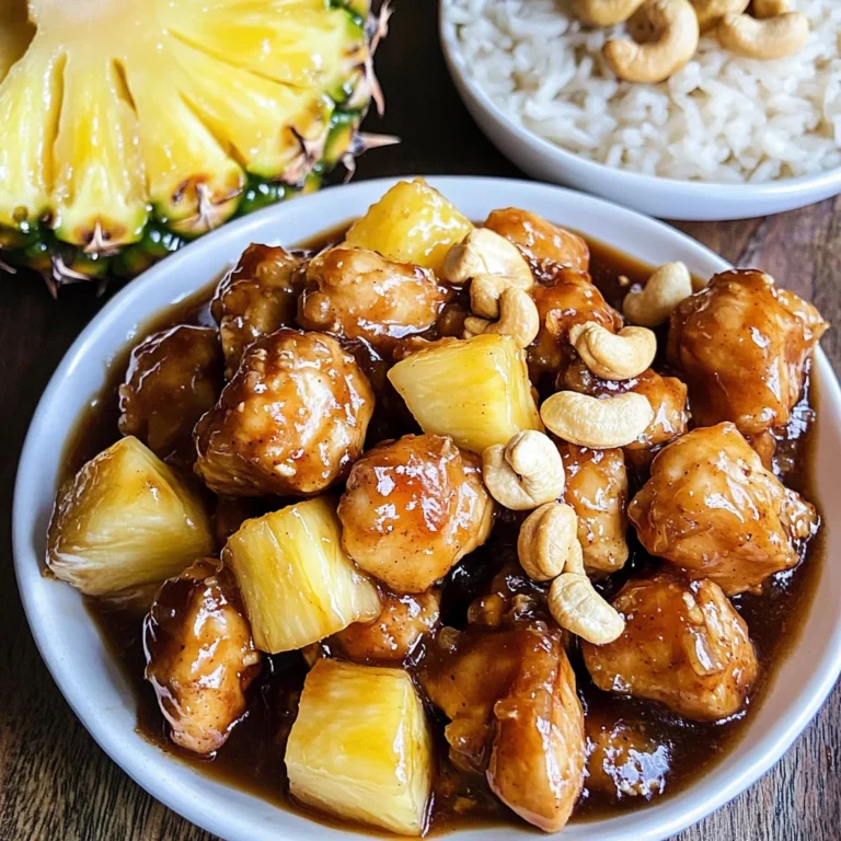 Sticky Pineapple Chicken