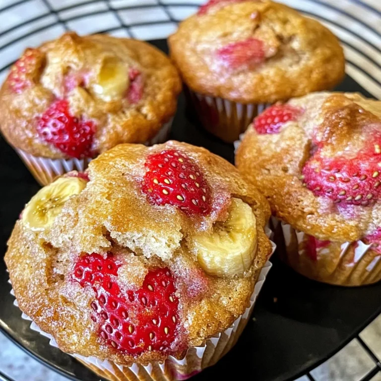 Strawberry Banana Muffins
