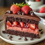 Strawberry Chocolate Cake – A Luscious, Decadent Treat