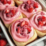Strawberry Cinnamon Rolls