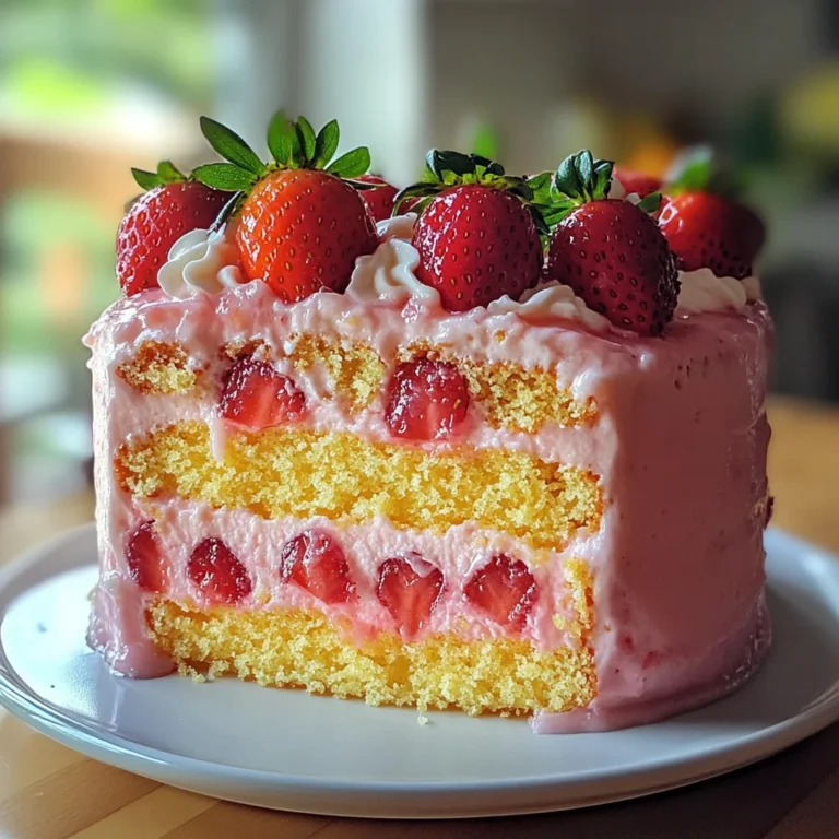 Strawberry Lemonade Cake