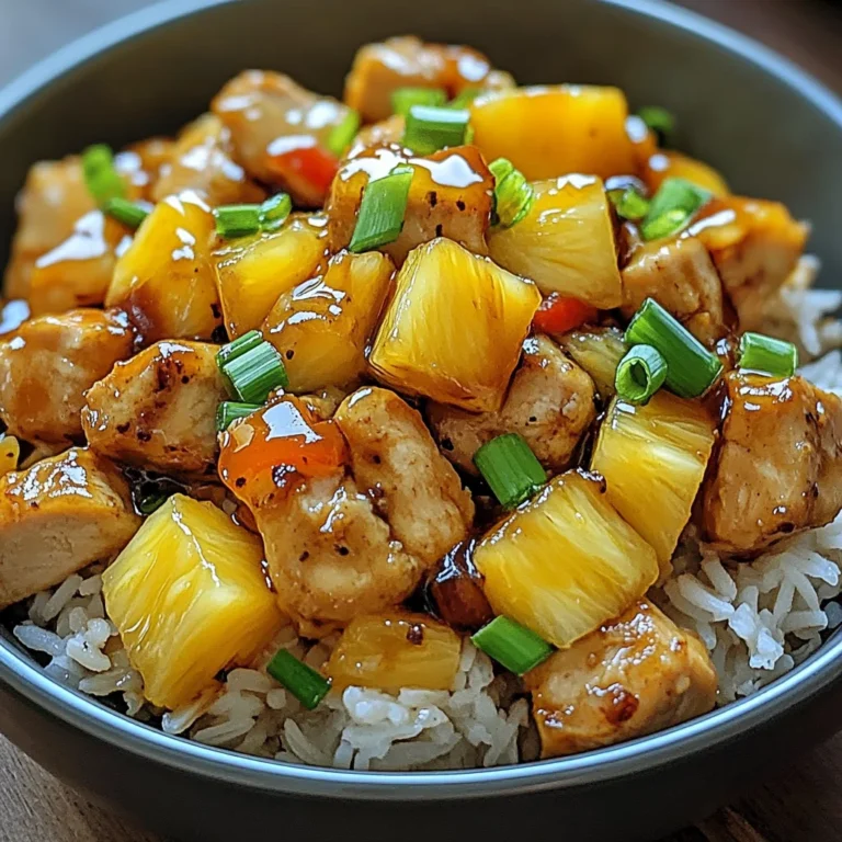 Sweet and Savory Pineapple Chicken and Rice Recipe
