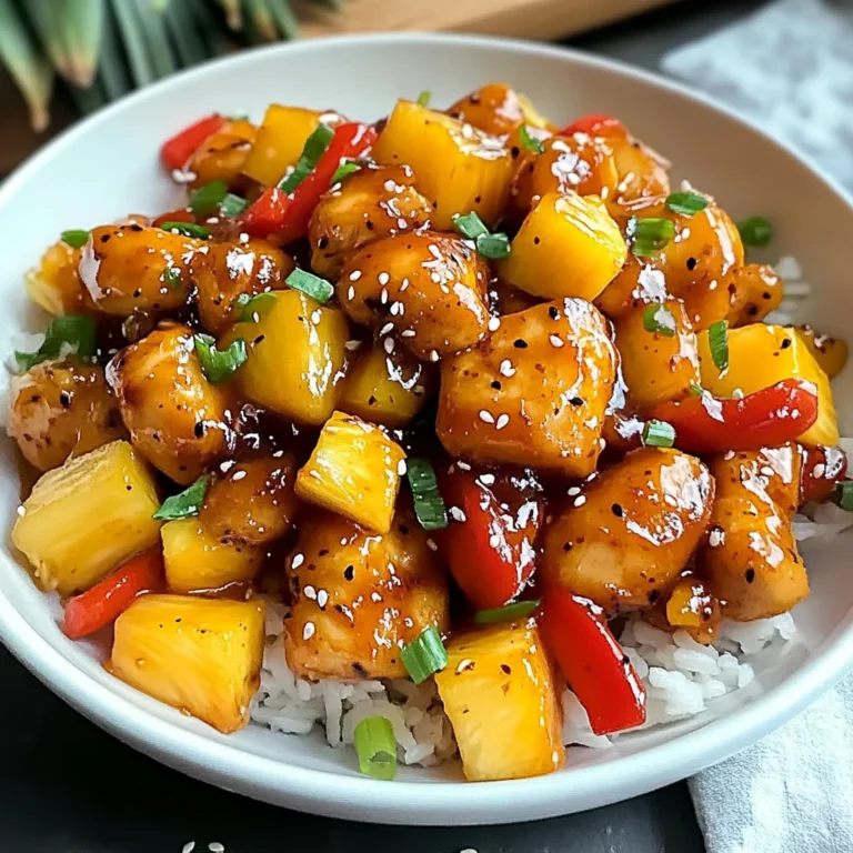 Sweet and Sour Chicken with Pineapple