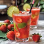 Tart and Sweet Strawberry Limeade