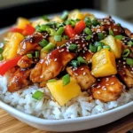 Teriyaki Pineapple Chicken Bowls: A Flavorful Delight!