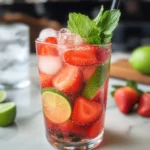 Virgin Strawberry Mojito (Mocktail)